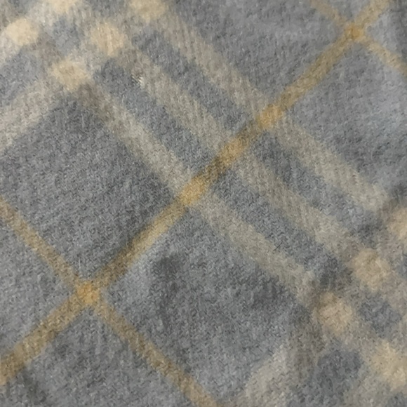 Burberry Light Blue Lambswool Scarf - Picture 6 of 9